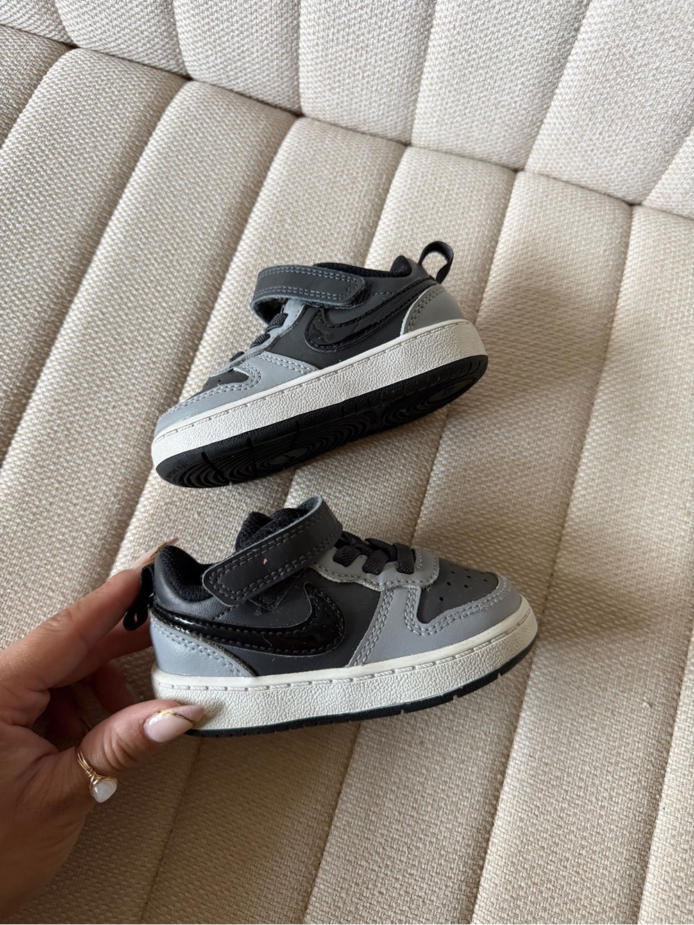 Nike Toddler Sneakers in Grey and Black